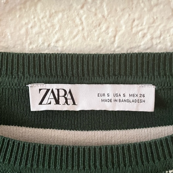 green zara top - Picture 2 of 2